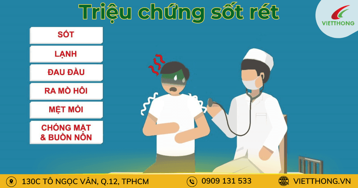 triệu chứng sốt rét