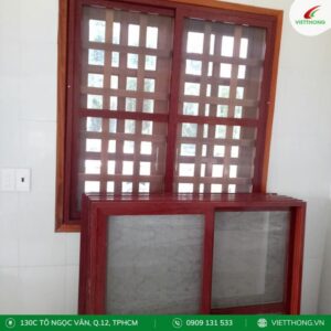 Khung cửa lưới cố định giá rẻ lắp cửa sổ