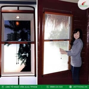 Cửa lưới chống muỗi tự cuốn