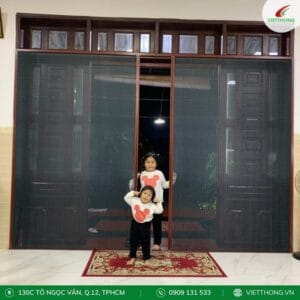 Alternative view of Cửa lưới chống muỗi dạng xếp