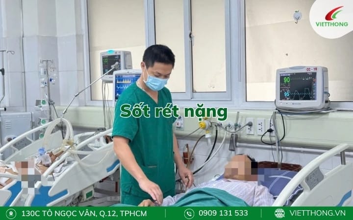 triệu chứng Sốt rét nặng và biến chứng