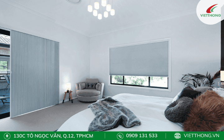 hình ảnh vách ngăn rèm tổ ong