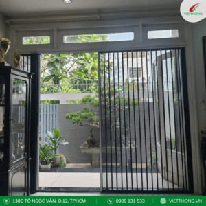 Cửa xếp lá nhôm chống chuột, bảo vệ thú cưng