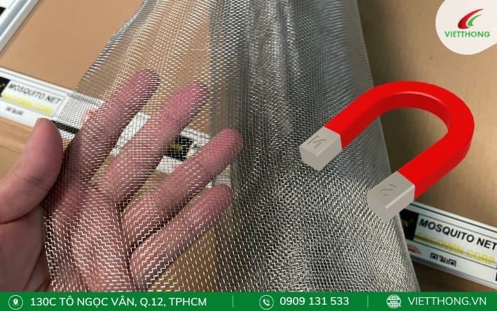 Sử dụng nam châm để phân biệt các loại lưới inox Sử dụng nam châm để phân biệt các loại lưới inox