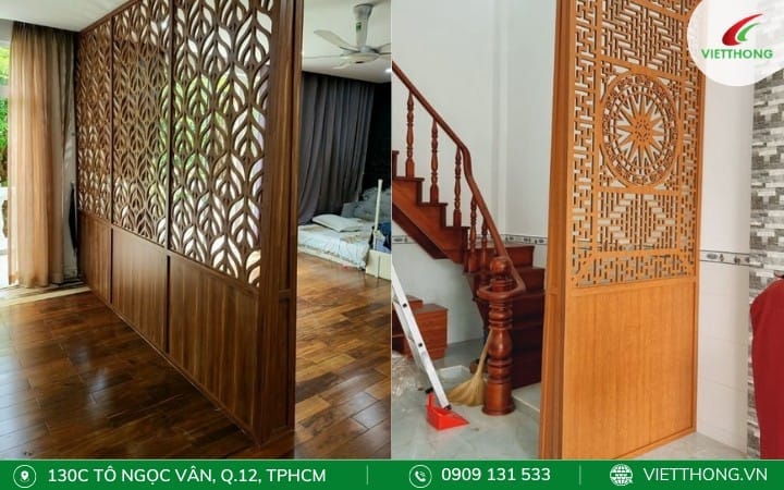 Vách ngăn CNC Vách ngăn CNC trang trí thay tường gạch