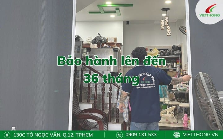 Bảo hành vách ngăn tổ ong lâu dài lên đến 36 tháng