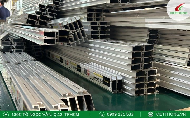 Khung nhôm dày chắc - Hàng chất lượng để sản xuất vách ngăn rèm tổ ong