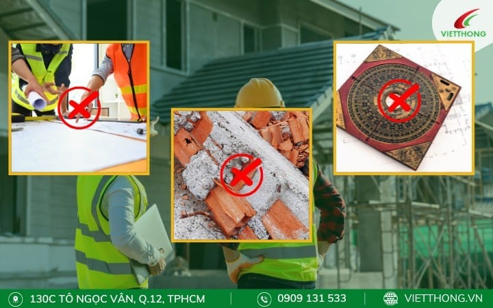 Những sai lầm khi sửa chữa nhà cần nên tránh