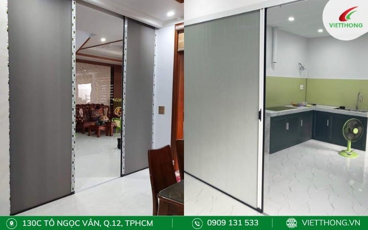 Vách ngăn xếp cho nhà bếp Vách ngăn xếp cho nhà bếp