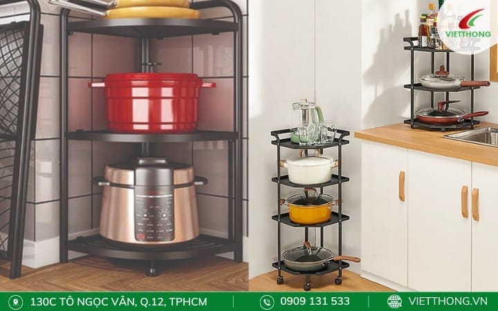 Tận dụng góc nhà lắp kệ để các vật dụng sử dụng hàng ngày Tận dụng góc nhà lắp kệ để các vật dụng sử dụng hàng ngày