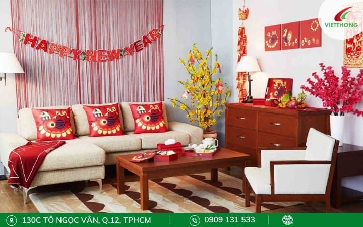 Trang trí nhà đón tết