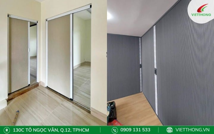 Vách ngăn lạnh rèm tổ ong