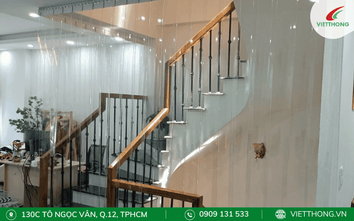 Rèm ngăn lạnh nhựa PVC giải pháp kinh tế cho mọi nhà