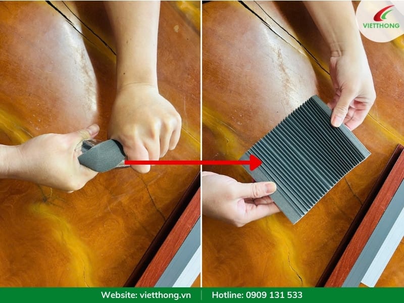 Vải rèm tổ ong không bị biến dạng