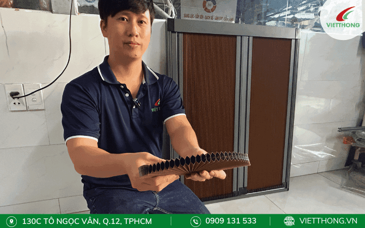 Rèm tổ ong dùng để sản xuất vách ngăn lạnh - Rèm chống nắng cản nhiệt