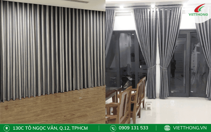 Rèm vải 2 lớp cách nhiệt