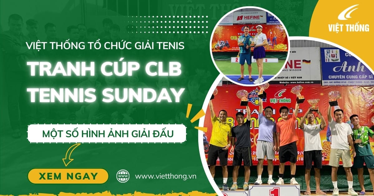 Tranh cúp CLB Tennis Sunday