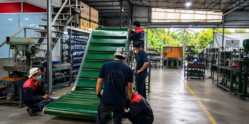 Băng tải cấp liệu chữ Z