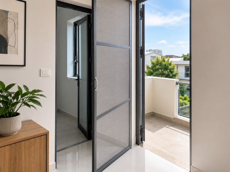 Cửa lưới cánh mở quay