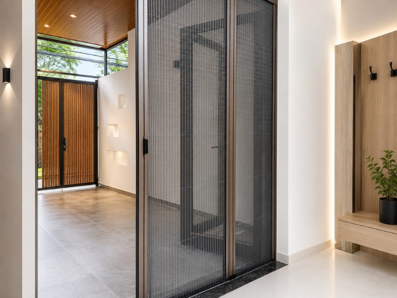 Cửa lưới dạng xếp