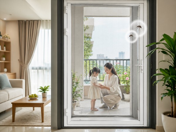 Cửa lưới Việt Thống an toàn và tiện lợi cho mọi nhà