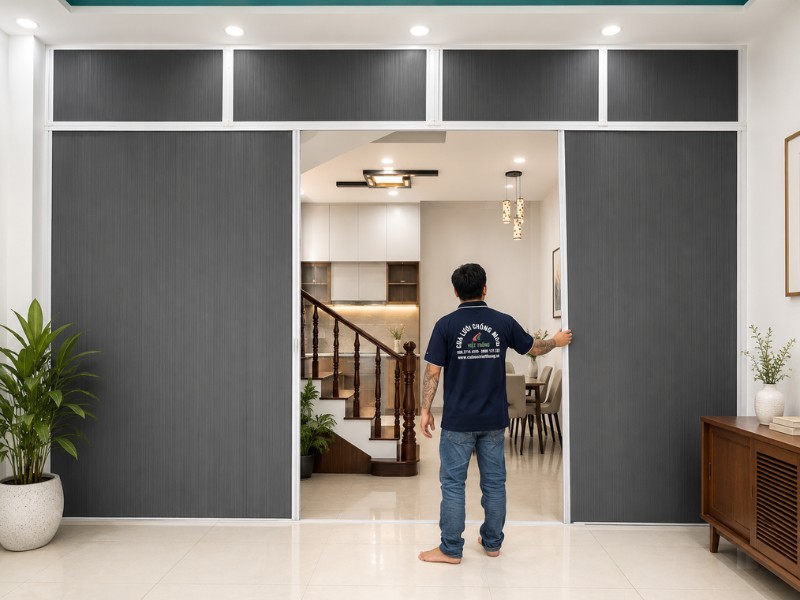 Vách ngăn rèm tổ ong