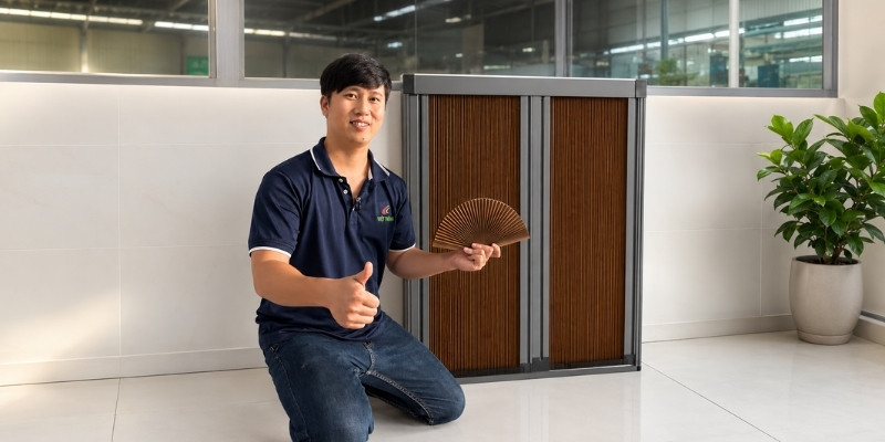 vách ngăn tổ ong xếp xích